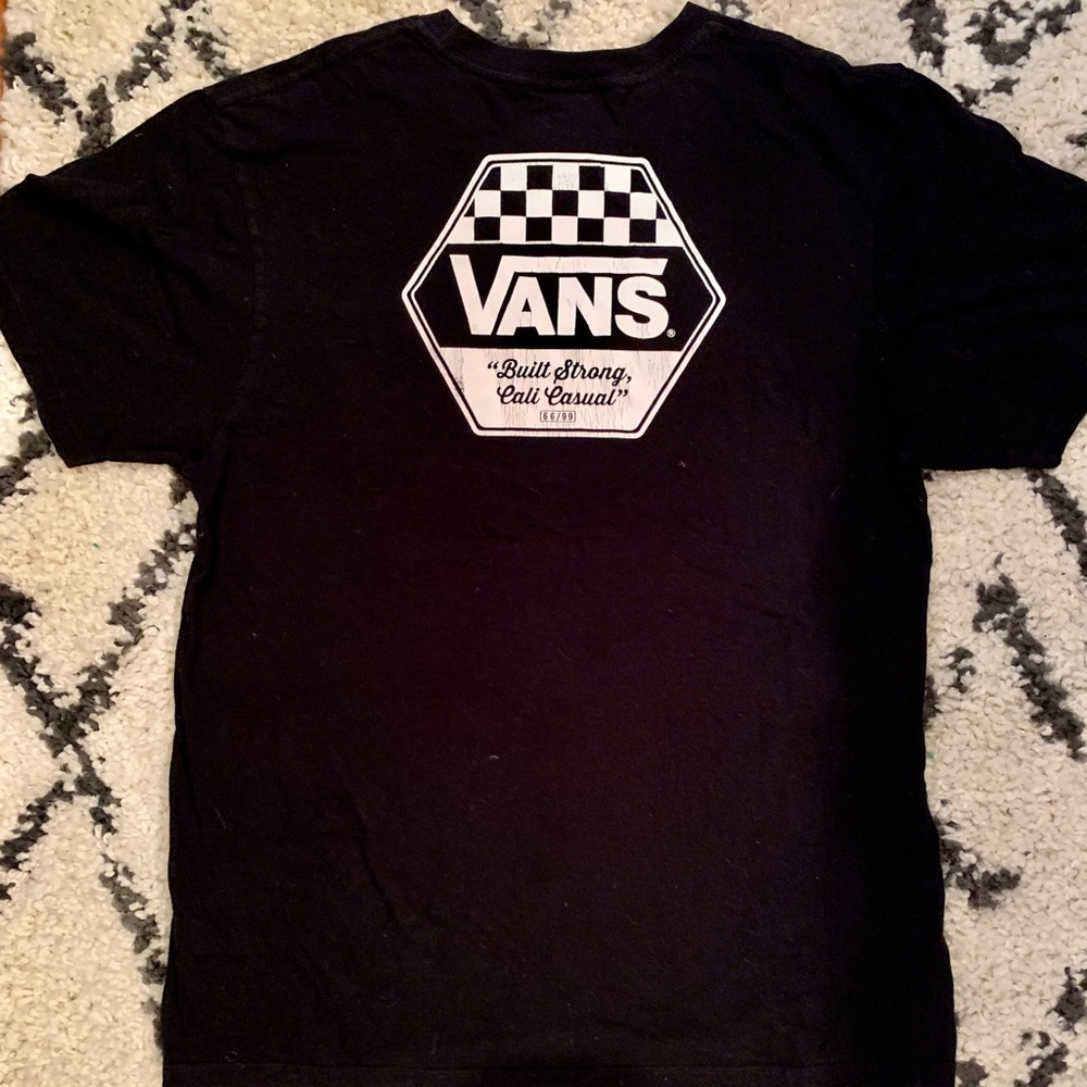 Vans checker logo pocket tee
